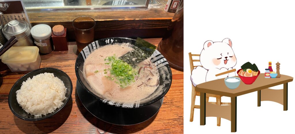 【博多一双は本当にカプチーノ味がするの？】博多で女子1人ラーメン食べてきた